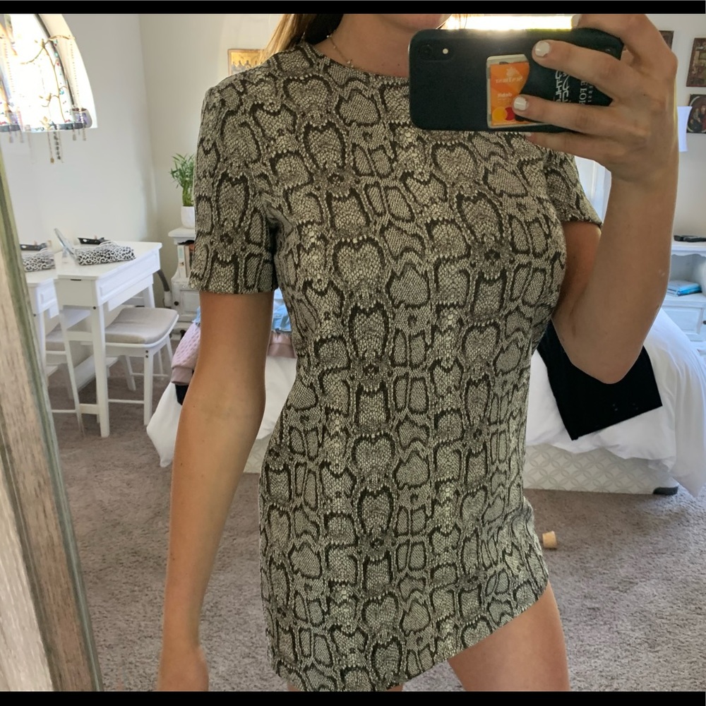 Snake skin dress